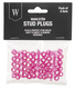 WAHLSTEN STUD PLUGS, PINK, 6 SET/60 PCS